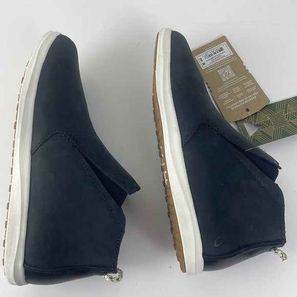 NEW Olukai Hawai'iloa Manu Hope Sneaker Boot Nubuck Leather Women Size 6 - Picture 15 of 16